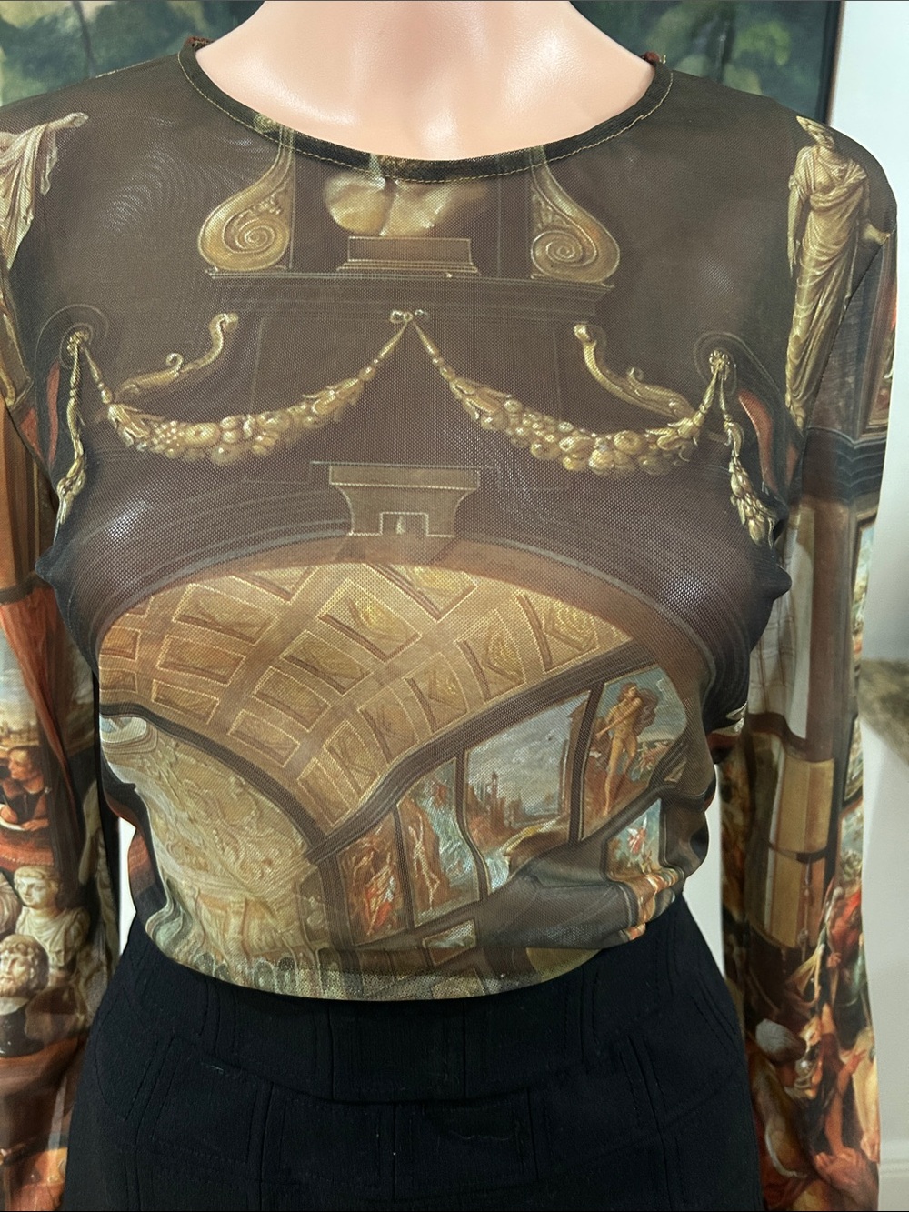 Zara renaissance mesh bodysuit - Picture 4 of 13